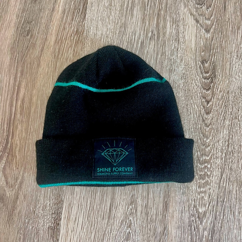 Diamond Supply Co Black Beanie